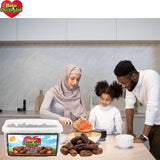 Bite & Delight gedroogde dadels - Heel, gedroogd en natuurlijk - Aromatische snoepjes - Lekker en sappig - Kant-en-klare fruitsnacks - Veganistisch - Geen toegevoegde suikers - 1250g Naty Shop gedehydrateerde producten