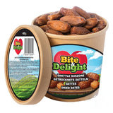 Bite & Delight gedroogde dadels - Heel, gedroogd en natuurlijk - Aromatische snoepjes - Lekker en sappig - Kant-en-klare fruitsnack - Veganistisch - Geen toegevoegde suikers - 1250g Naty Shop gedehydrateerde producten 750 Ml