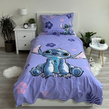 Omkeerbaar kinderbeddengoed, Lilo & Stitch, 100% katoen Beddengoed - kinderen Naty Shop