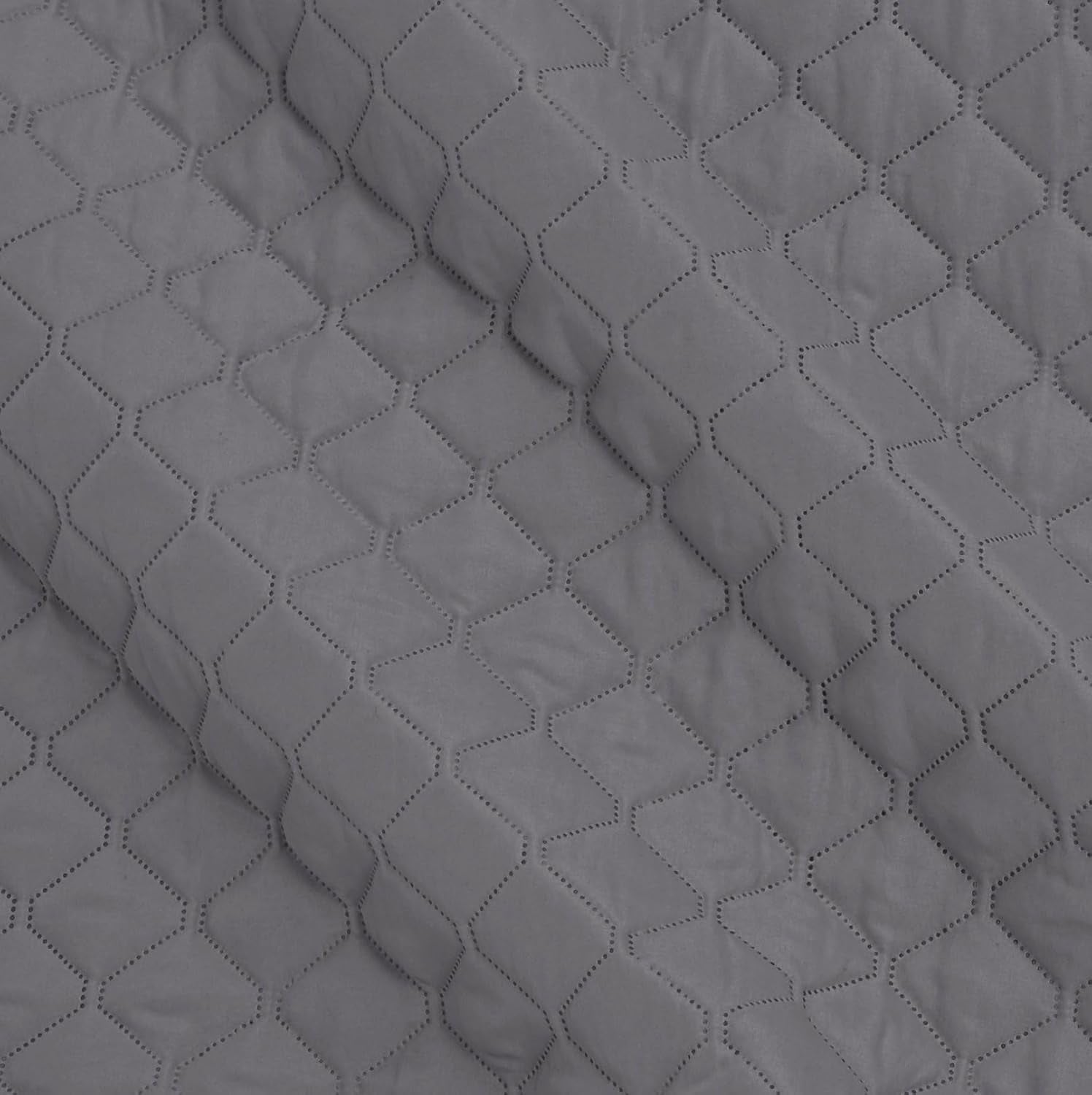 Amazon Basics oversized dekbed met reliëf, 170 X 210 cm, donkergrijs ruitpatroon Bedden en dekens Besuche bij Amazon Basics-Store