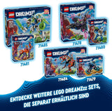 LEGO Dreamzzz 2-in-1 Coopers Dino-Mech C-Rex speelgoed Pterodactyl T.Rex actiefiguur voor jongens en meisjes Creatief speelgoedavonturenset Cadeau voor kinderen vanaf 9 jaar 71484 Bouwsets Beuche in LEGO-Store