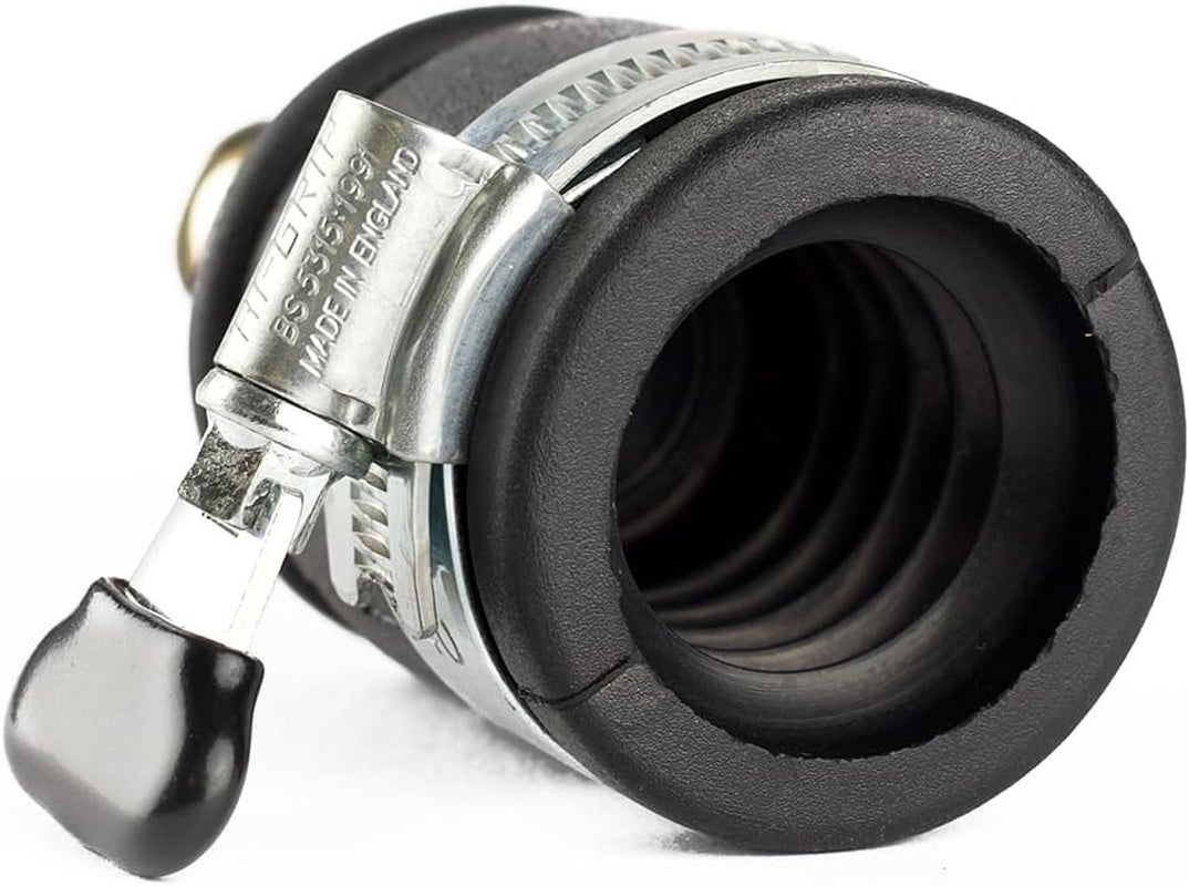 Insteekkraanaansluiting | Doorsnede 20-30 mm | Massief messing | Veilig en duurzaam | Veilige bevestiging | Robuust en corrosiebestendig, zwart/zilver/goud