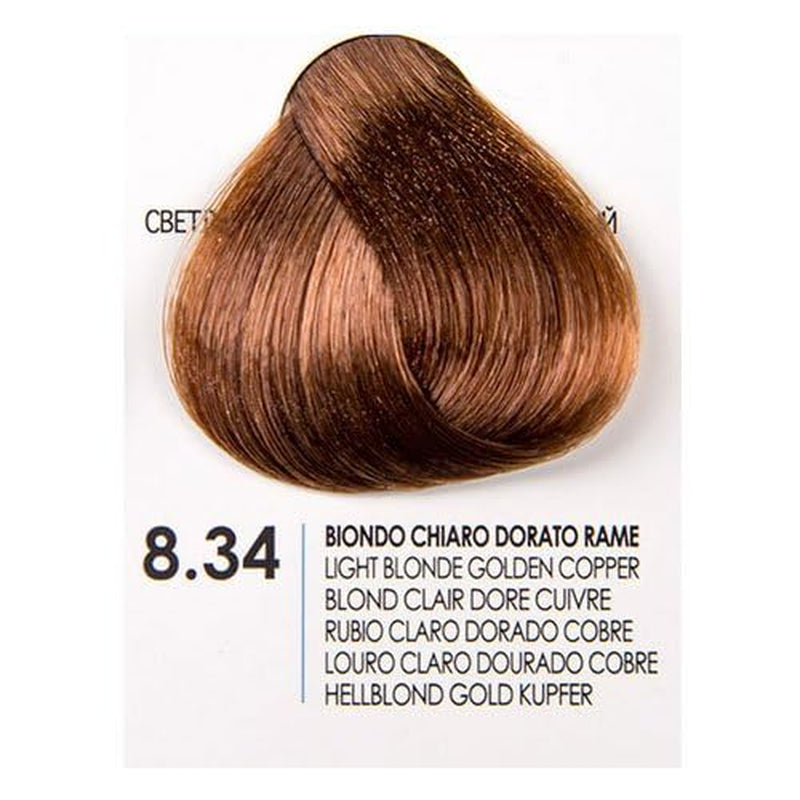 Gouden kleur 1.10 Blauwzwart 100 ml Naty Shop haarverf 8.34 Lichtblond, goudkoper 100 G (1 verpakking)