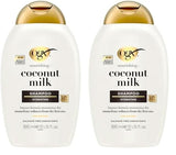 Shampoo met kokosmelk OGX (385 ml), hydraterende werking Douche en bad Naty Shop 2 x 385 ml