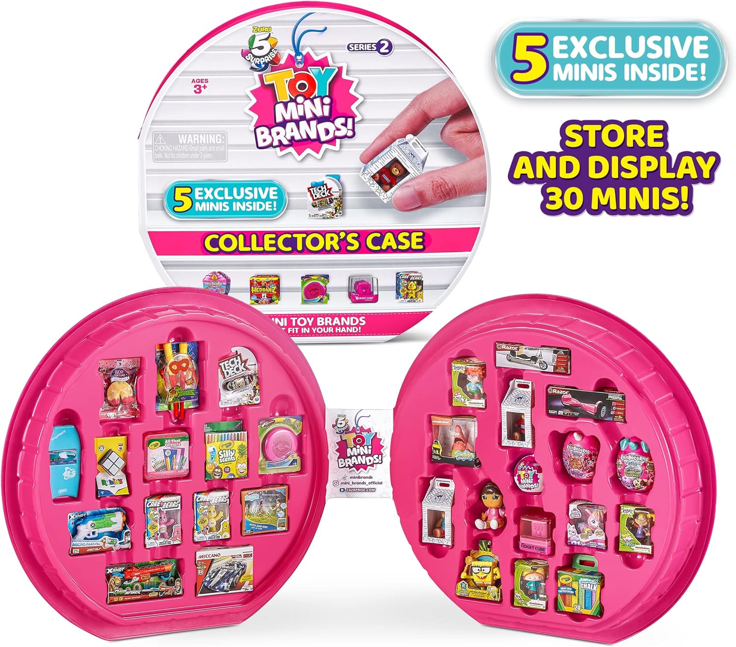 5 Surprise Toy Mini Brands Series 2 Verzamelmap en 3 Surprise capsules van ZURU Action Figures Naty Shop