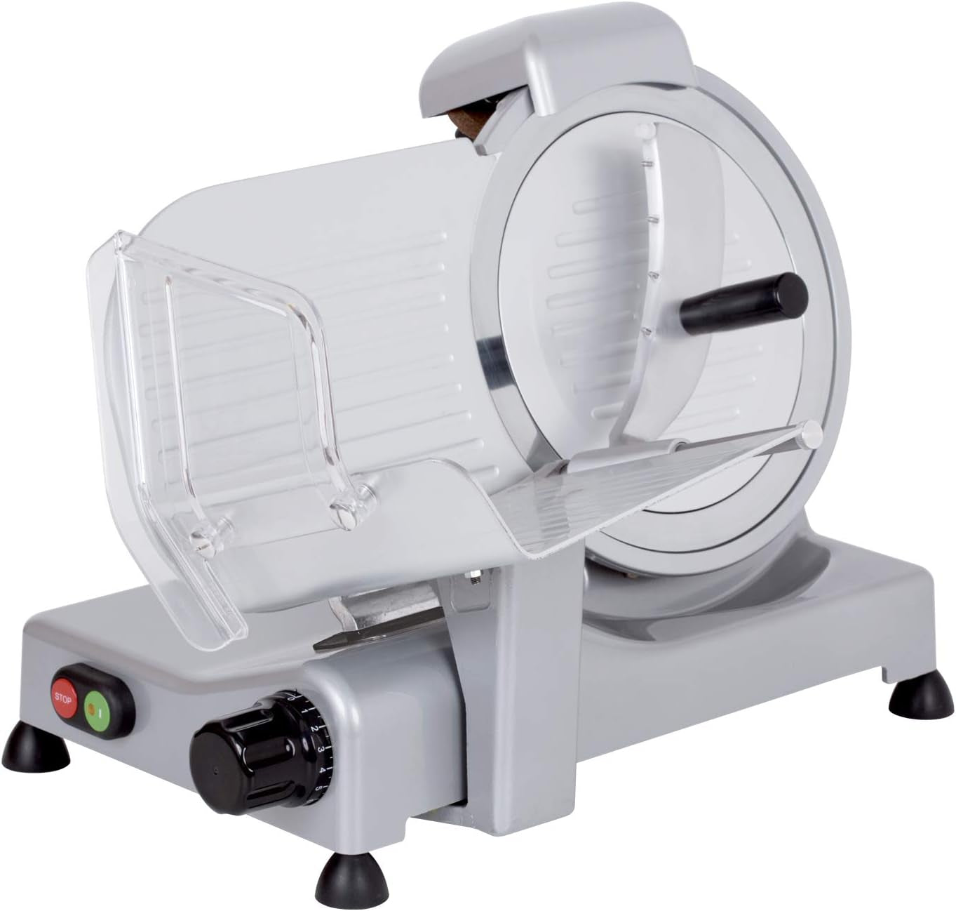 90018 Luxury 22 GS, elektrische snijmachine, aluminium, zilver/zwart Snijmachines en Snijmachines Naty Shop