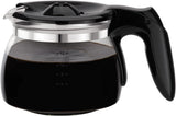 Tefal CM3408 Glazen mini-koffiezetapparaat (600 W, 6 kopjes) zwart/roestvrij staal, CM340811