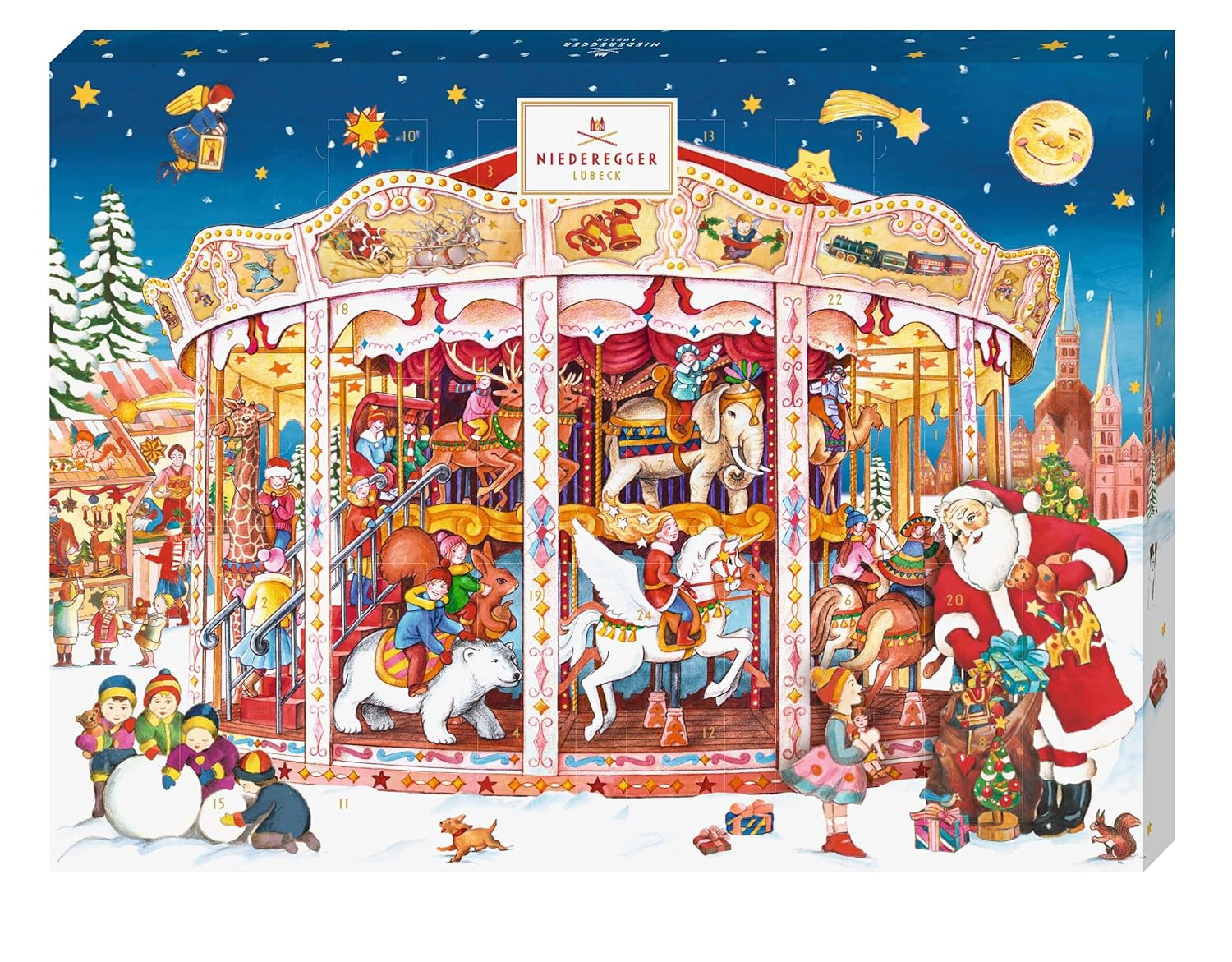 Adventskalender Niederegger Carrousel 500g