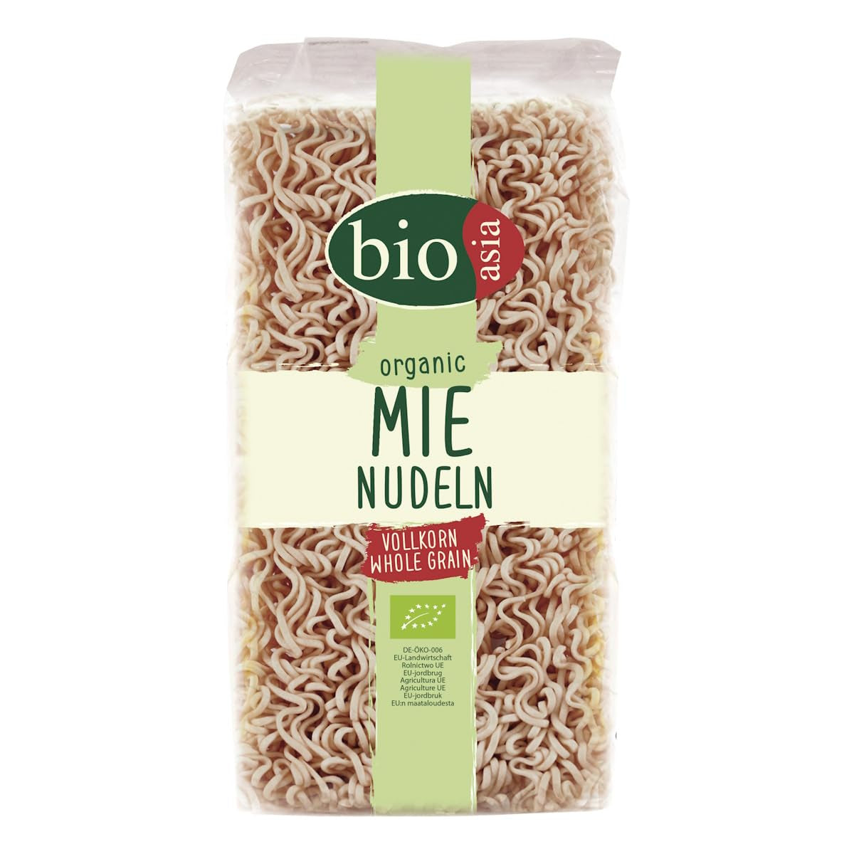 BIOASIA Bio Mie Noodles, gemaakt van volle granen, snel en eenvoudig te bereiden (1 x 250 g)