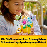LEGO Creator 3In1 bloemensproeierset, kinderkamerdecoratie, bouw een sproeier met een boeket bloemen, rubberen laarzen of 2 speelgoedvogels, creatief cadeau voor meisjes en jongens vanaf 8 jaar 31149 Bouwsets Besuche den LEGO-Store