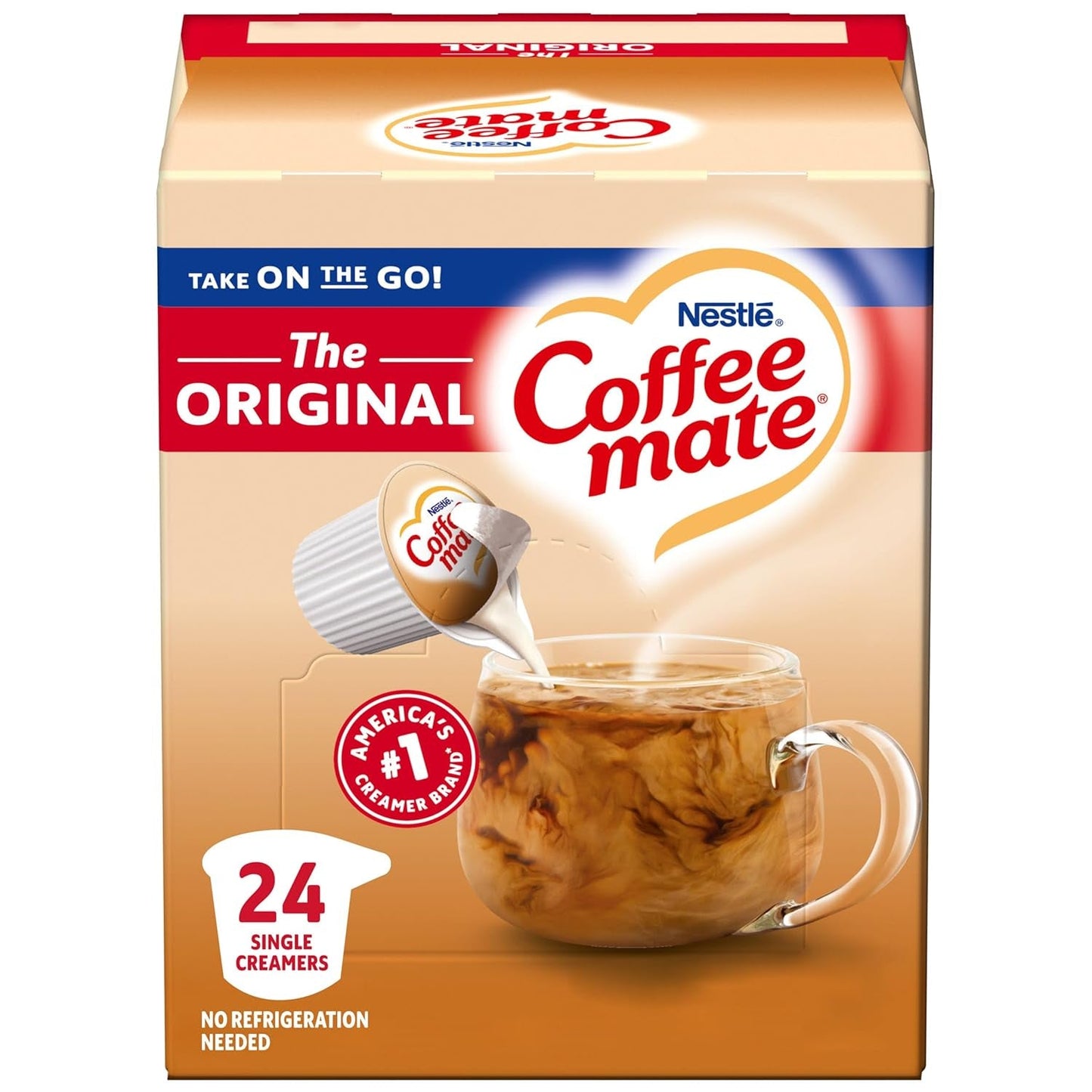 Nestlé Coffee-Mate Original Flüssige Kaffeesahne (24x11ml) VS-import!