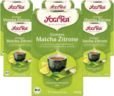 Yogi Tea - Matcha groene thee met citroen, biologische kruiden-ayurvedische groene thee, groene theemengsel, matcha, citroengras en limoen, Yogi thee 6-pack, 6X17 theezakjes (in totaal 102 theezakjes)