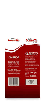 Caffè Trombetta Italiaanse Kaffee Geröstete Kaffeebohnen, klassiek. Een perfecte harmonie met aroma en kruiden - 1 kg