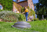 HOZELOCK Slang - Ultramax 12,5 mm x 30 m, tot 70% gerecycled PVC, robuust, weerbestendig, torsiebestendig, buig- en pletbestendig, grijs
