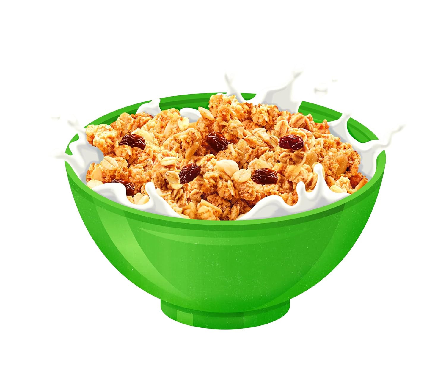 Dr. Oetker Vitalis Classic Crispy Muesli: Grootverpakking Krokante Ontbijtmuesli met Rozijnen, 1 Pak, 1,5 kg