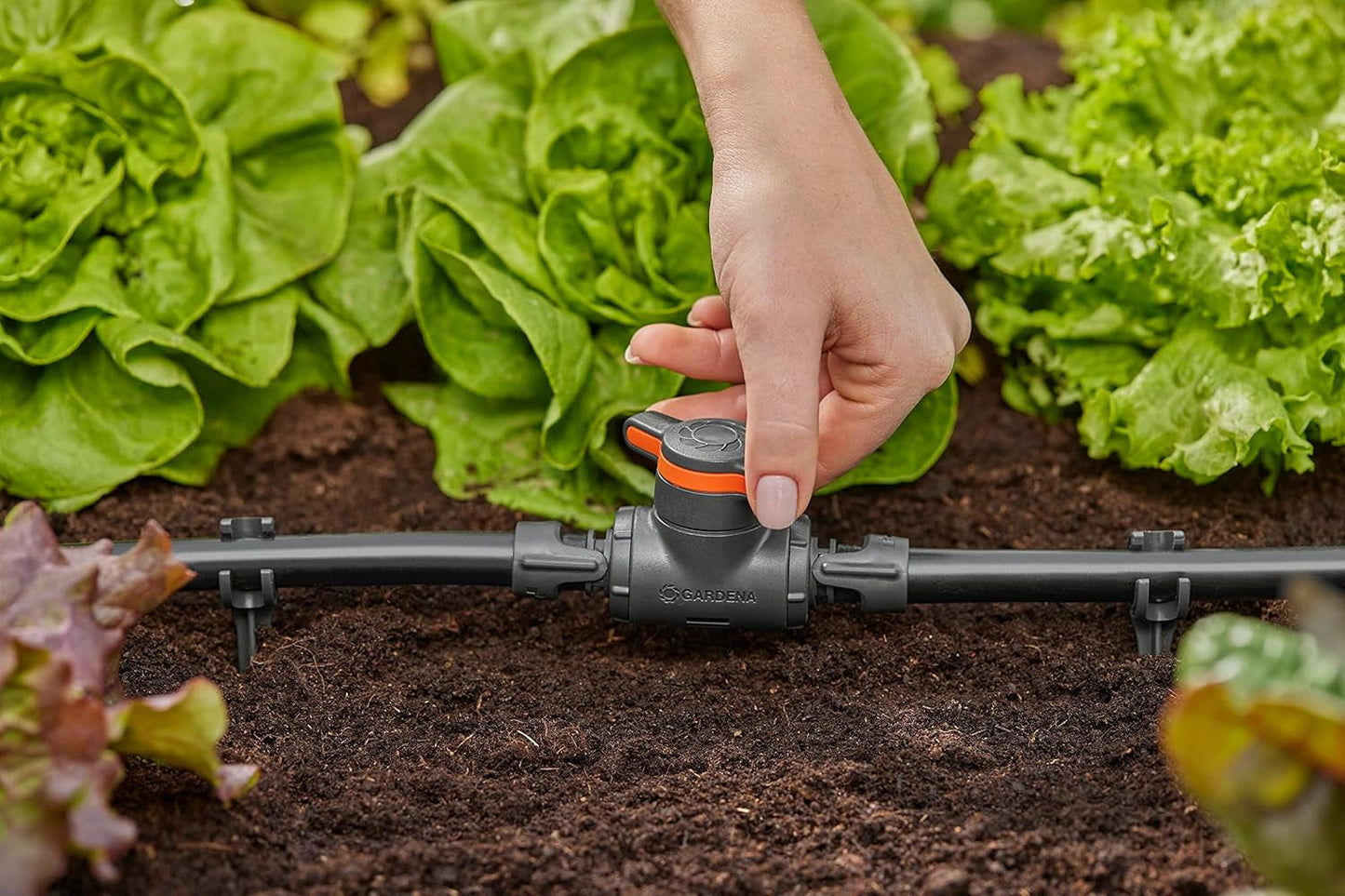Gardena Micro-Drip-System regel- en afsluitklep 13 mm (1/2 inch): Eenvoudige afsluiting van leidingen en traploze regeling van de waterstroom, accessoire voor het leggen van druppelleidingen (13207-20)