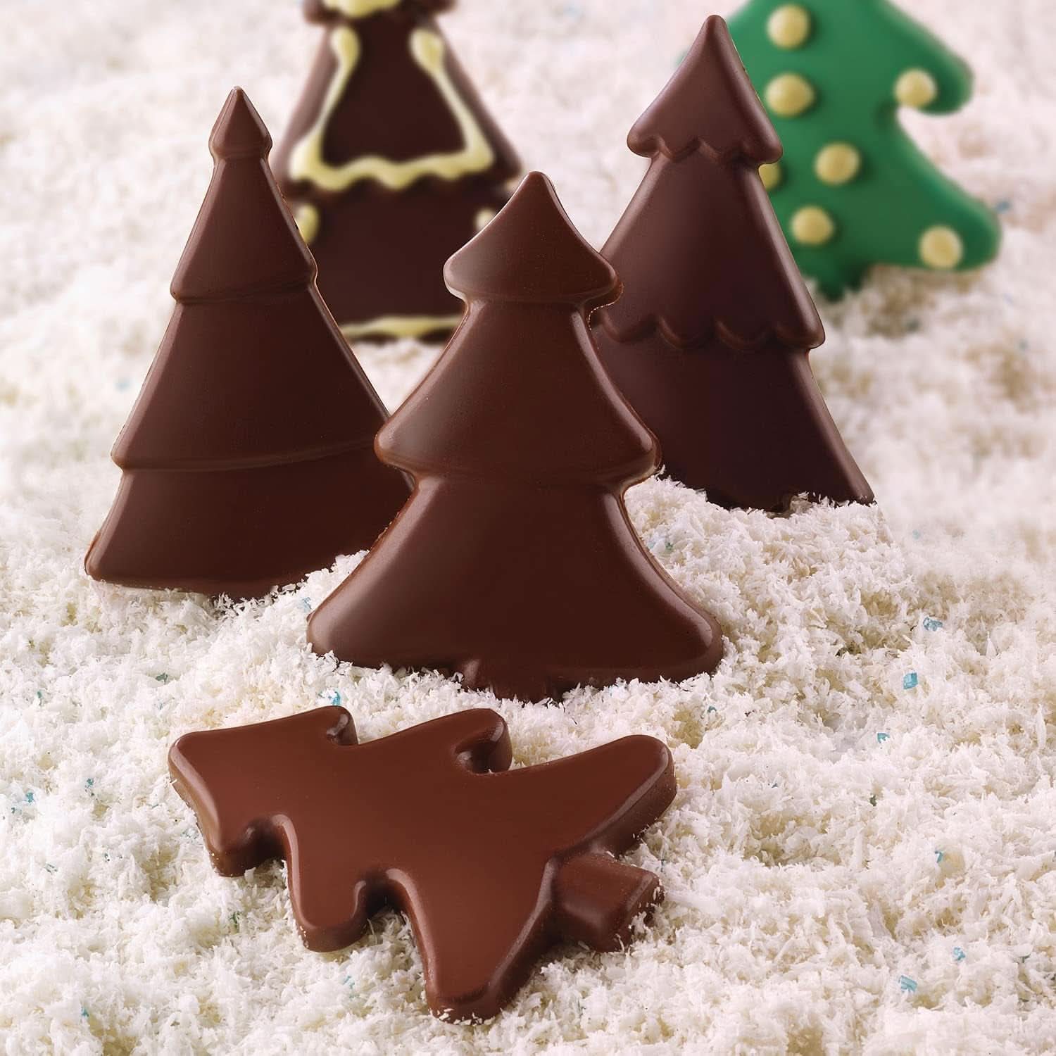 Silikomart 22.146.77.0065, voor chocolade, "Choco Pine" Keuken Naty Shop