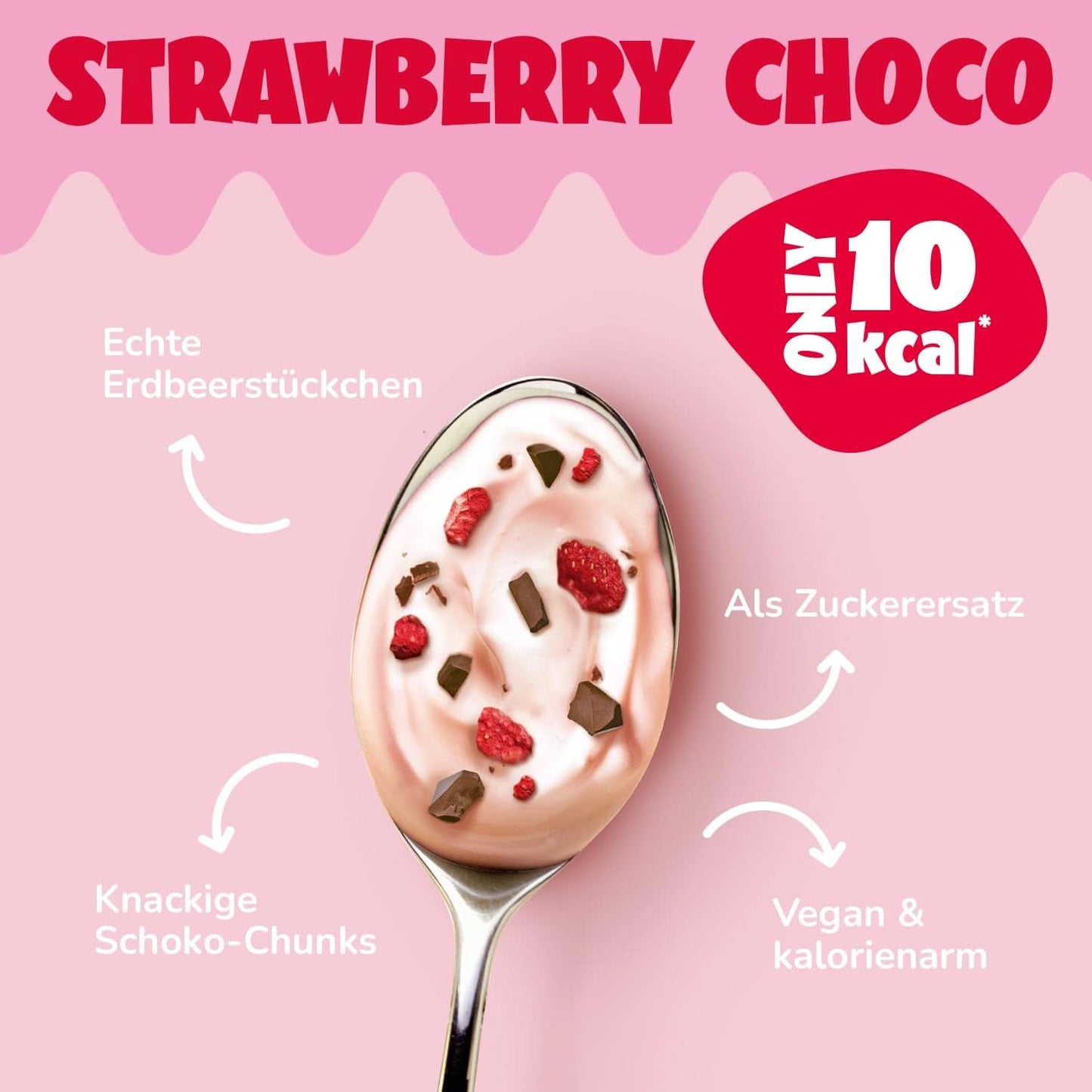 Ahead Flavour Poeder, Aardbei Chocolade 250 gram, 83 porties Flavours Naty Shop