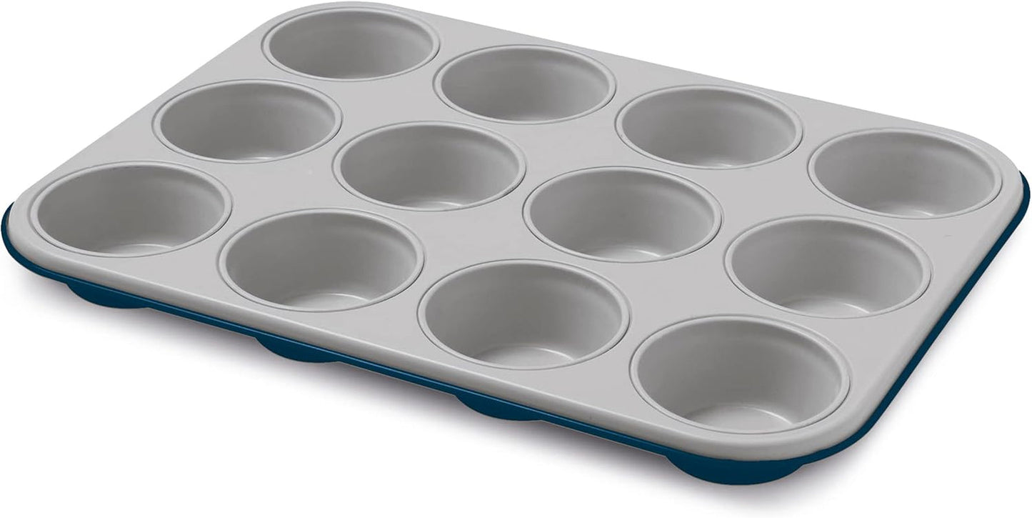 , XBake line, bakvorm voor 12 muffins, staal met coating Vormen en bakplaten Naty Shop