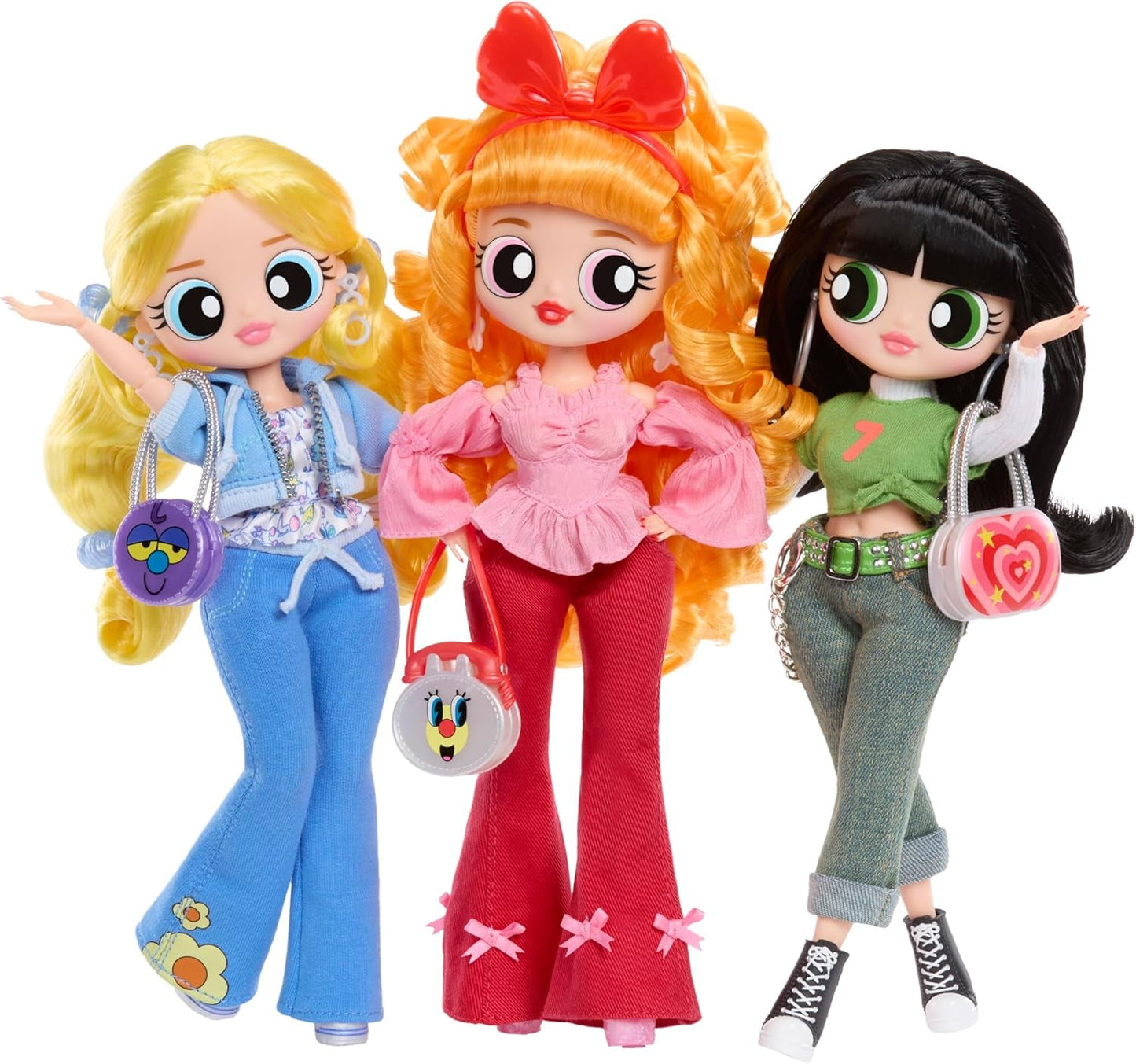 LOL. Verrassing! OMG The Powerpuff Girls Puppe - Bubbles - Enthält 1 Modepuppe, inclusief outfit en accessoires, 3 samen