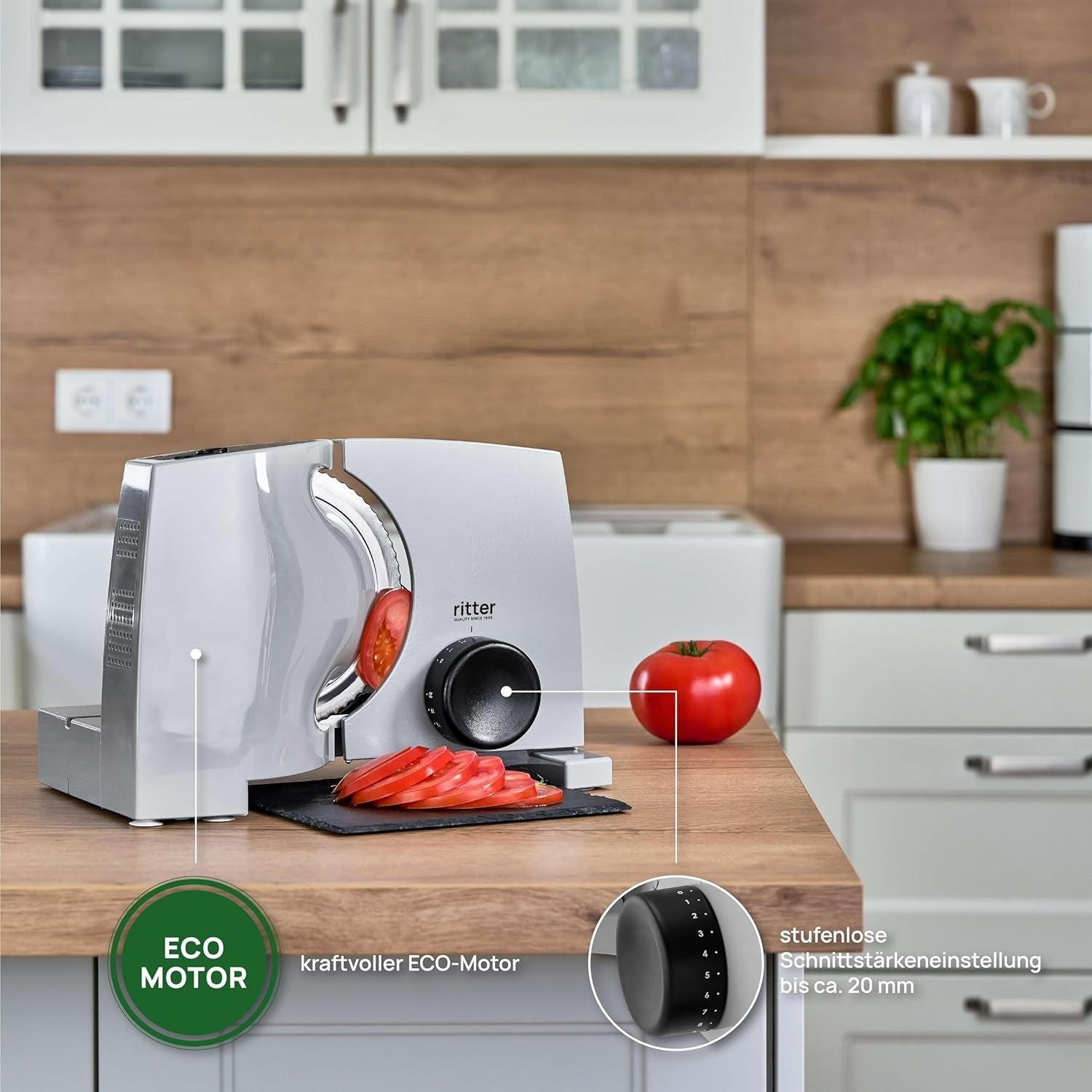Ritter Nova 1 Duo plus Multifunctionele elektrische snijmachine Rasnite en Snijmachines Naty Shop