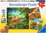 Ravensburger Puzzel voor kinderen - 09330 Dieren van de Aarde - Puzzel voor kinderen vanaf 5 jaar, met 3X49 stukjes Puzzel Naty Shop Fotografic