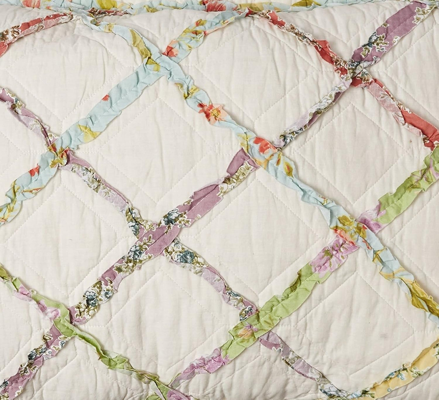Laura Ashley Home Rüschen Garden Collection dekbed, 100% katoen, Ultra zacht, Voor alle seizoenen, Omkeerbaar, Elegant, Tweepersoonsbed, Crèmekleur (197783) Dekbedden en dekbedden Naty Shop