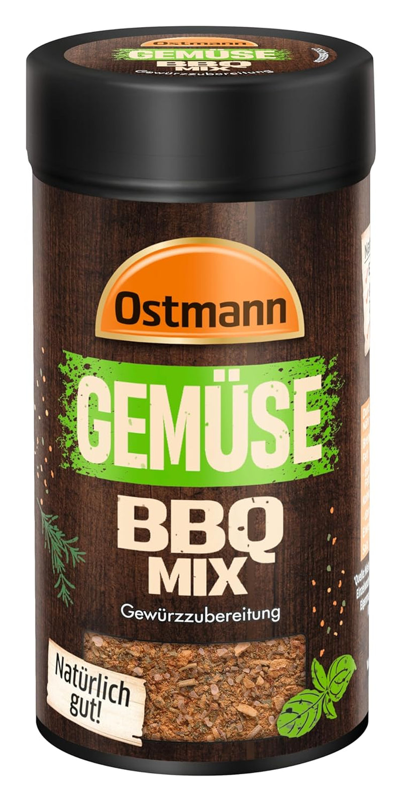 Ostmann Gewürze - Gemüse BBQ Mix | Gewürzzubereitung für Gemüse | Mediterrane Kräuternote voor Grillgemüse, Tofu und Co. | 120 g in een zeef