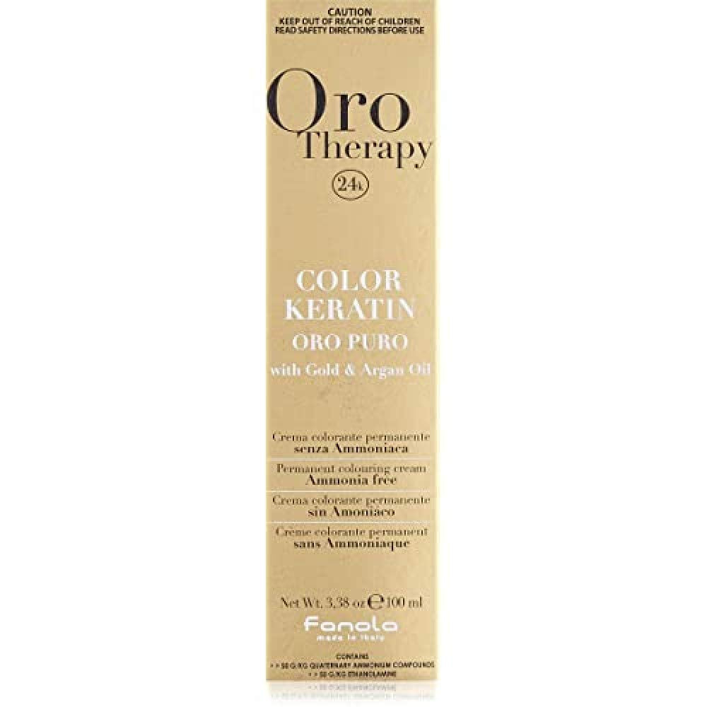 Fanola Oro Therapy Color Keratin 5.0 100ml Haarverf Naty Shop 11.1 Super Blonde Platinum Ash