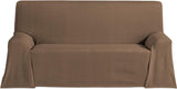 ECOMMERC3 multifunctionele sprei, maat 300 X 260 cm, voor bank of bed, blauwe multifunctionele sprei, decoratief voor bank, bed, bank Gooi, licht en elegant, blauw Bedden en dekens Besuche den ECOMMERC3-Store Bruin 130X180 Cm