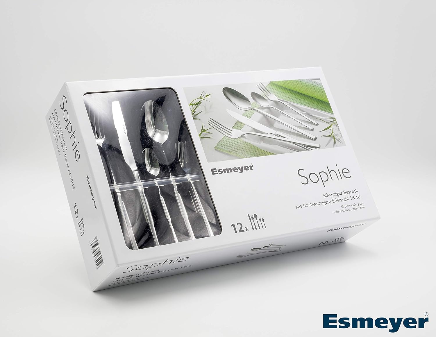 199-830 Sophie 60-delige bestekset, gepolijst in geschenkdoos, Kitchen Naty Shop
