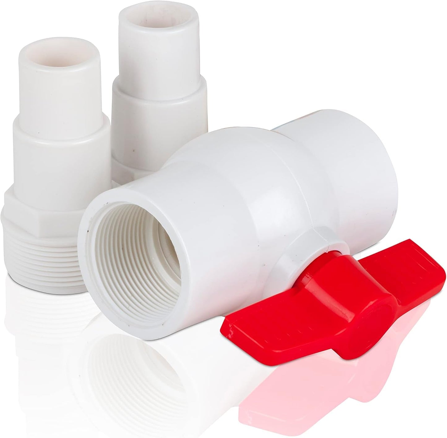 Gre AR512 - Aan/uit-ventiel met 2 adapters voor Ø38 en Ø32 mm slangen