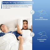 Orthopedisch kussen, ergonomisch nekkussen, hoofdkussen, origineel traagschuimkussen voor zijkanten, rug- en maagondersteuning, neksteunkussen voor mannen, vrouwen (67,3 x 38,2 x 13,8/3 cm) Cervicale orthopedische kussens Naty Shop