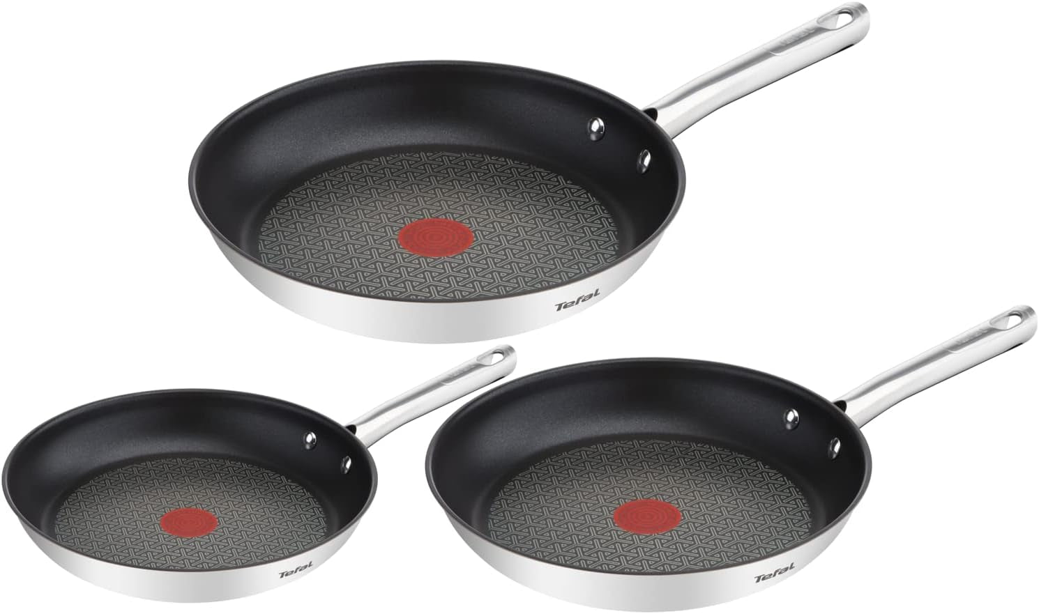 TEFAL DUETTO Pannenset 3-delig 20/24/28 cm, inductie Potten en pannen Naty Shop Standaardtitel
