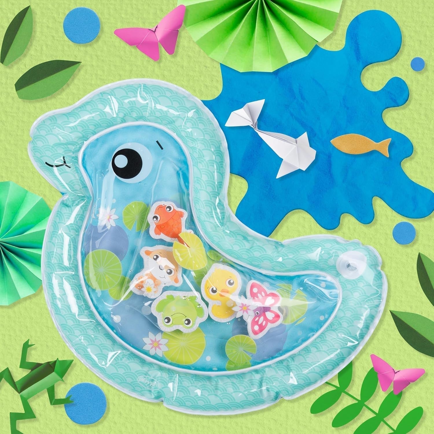 Playgro watermat baby, opblaasbare waterspeelmat babyspeelgoed zintuiglijk speelgoed voor 3 6 9 maanden Speelgoed Bebe Naty Shop