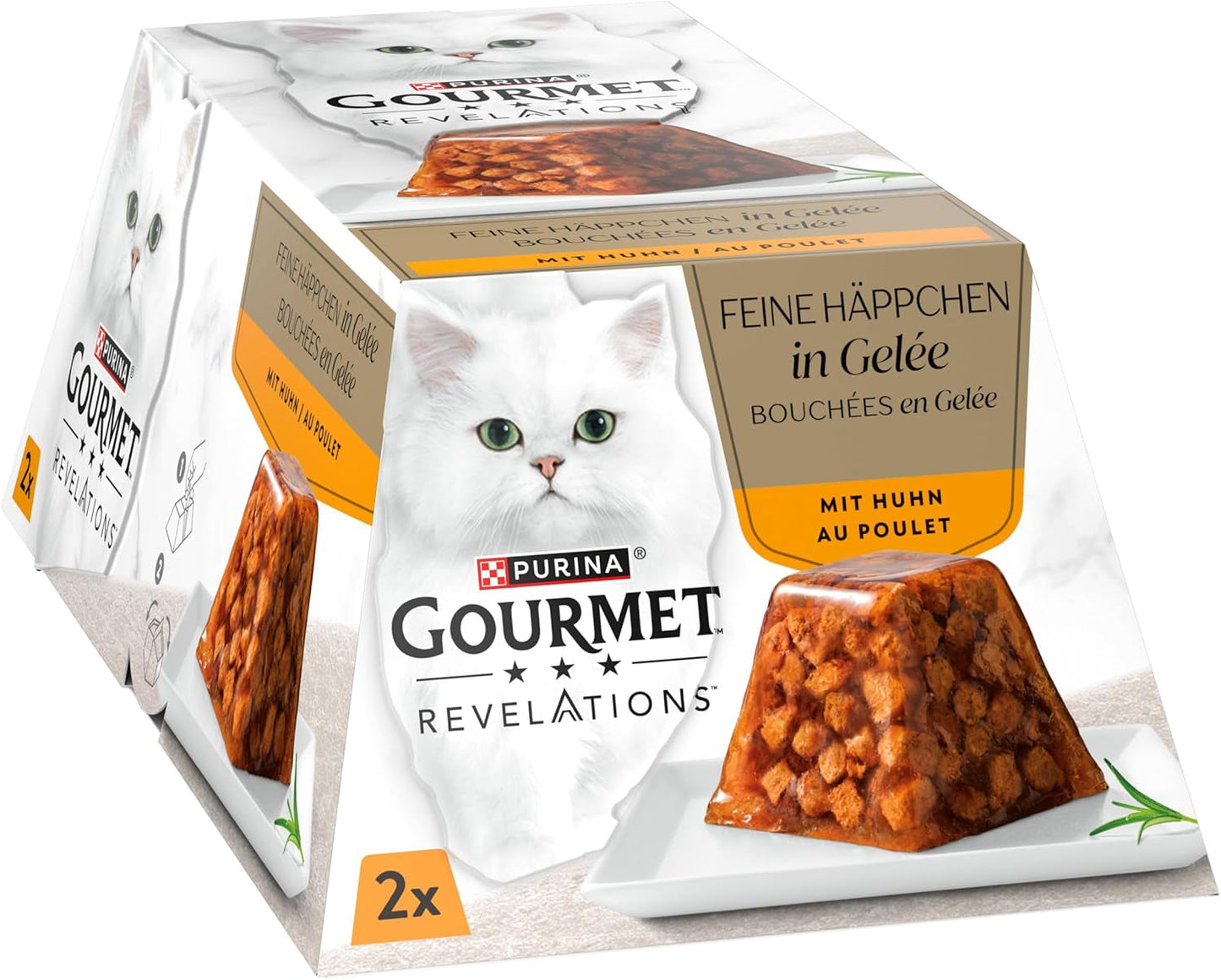 Revelations, Katzenfutter nass in Gelée, met Huhn, 24er-pakket (24 x 57 g)