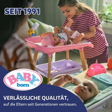 BABY born Carla - pop 43 cm - hoge kwaliteit blond haar met lokken - geen batterijen nodig - geschikt voor kinderen vanaf 4 jaar - inclusief 7 accessoires, roze