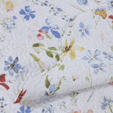 Emma Barclay Spring Meadow gewatteerde sprei met bloemenmotief Spring Meadow sprei tweepersoonsbed Multi, polyester Emma Barclay bedden en dekens