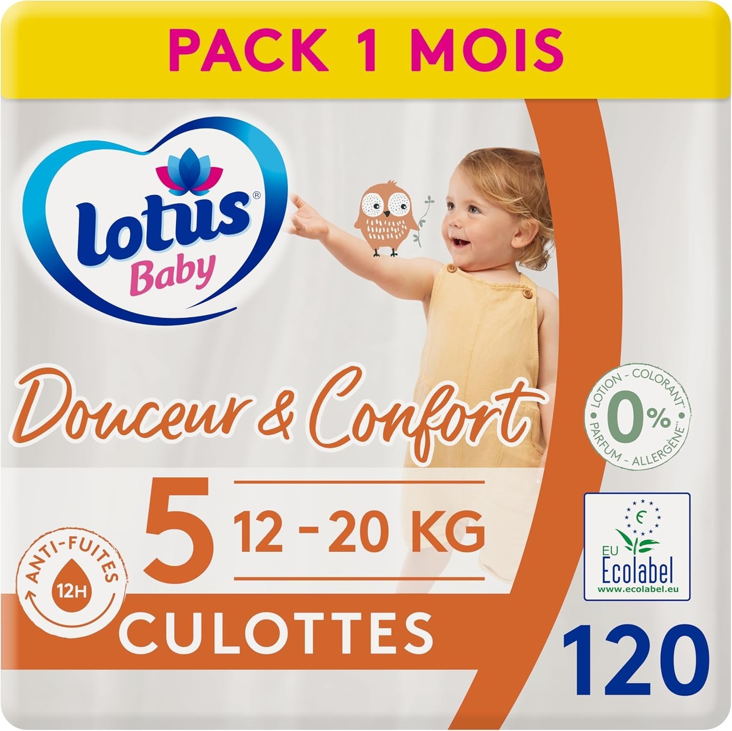 Douceur Naturelle - Slipje, maat 6 (16-26 kg) 1 maandpakket - 112 slipjes