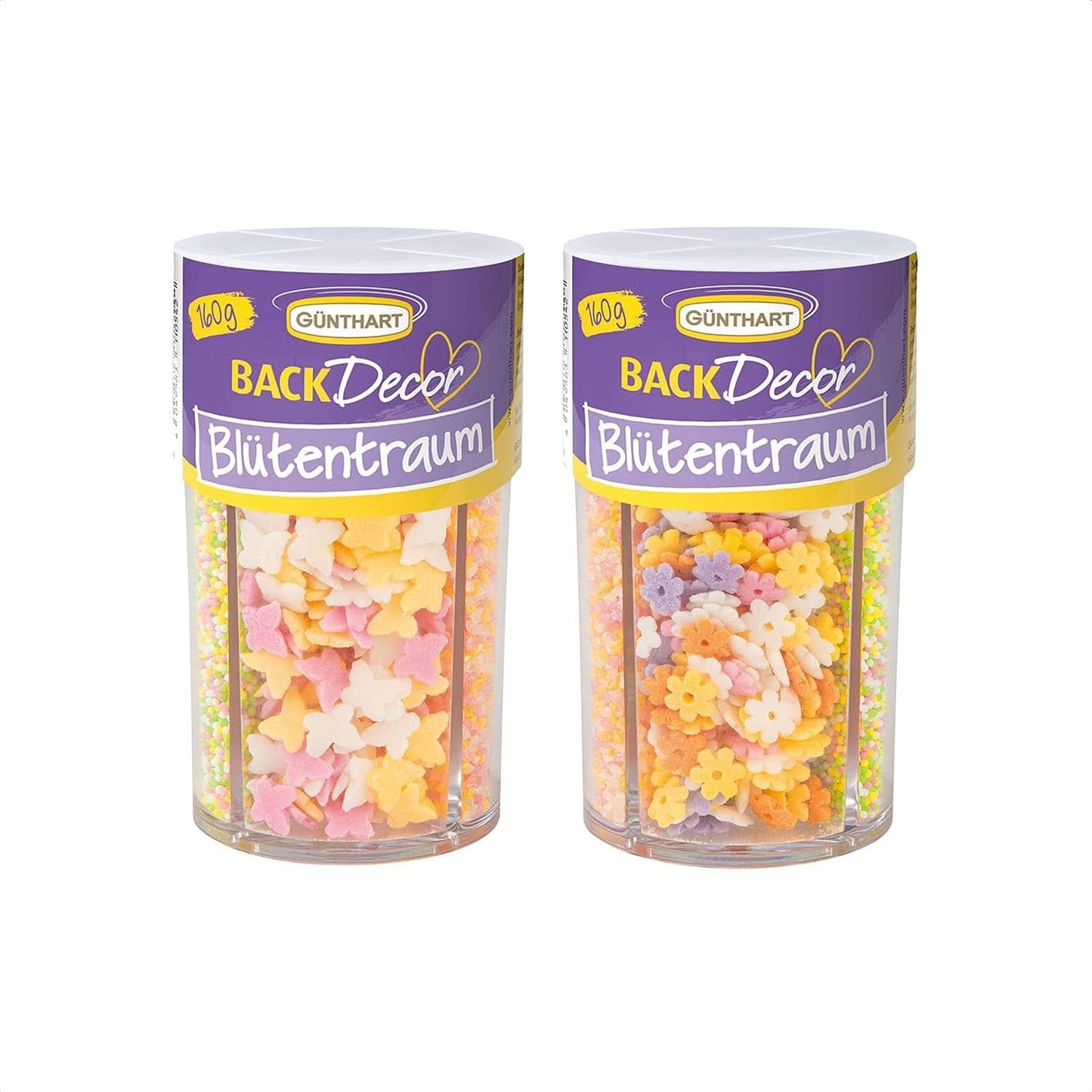 Günthart, hagelslag, 160 gram Naty Shop Dream met bloemen