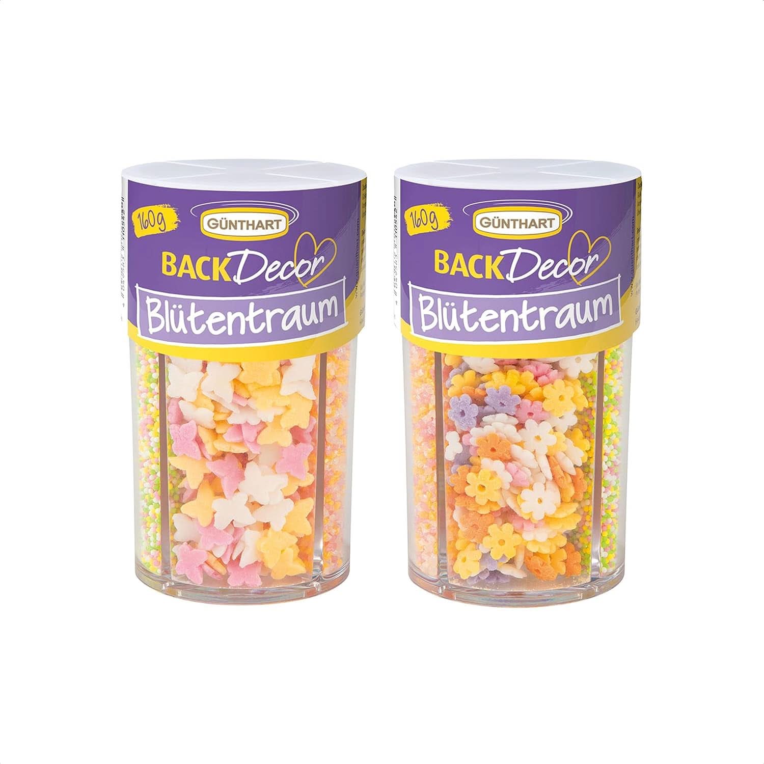 Günthart, hagelslag, 160 gram Naty Shop Dream met bloemen