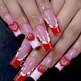 100 stuks 3D nagelbedels Rosa Rot Kirsche Erdbeere Blume Nagel Charms Kamelie Rose Schmetterling Nail Art Charms Flatback Herz Schleife Charms Nägel Zubehör Mond Stern Nagelschmuck Nageldesign Anhänger
