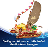 LEGO Ç€ Disney Moana 2: Moana's avonturenvlot - Speelgoedboot met zeilen, afneembaar dek, kampvuur en 3 minipoppetjes waaronder Loto en Moni - Cadeau voor meisjes vanaf 6 jaar en fans - 43270 Bouwsets Beuche in LEGO-Store