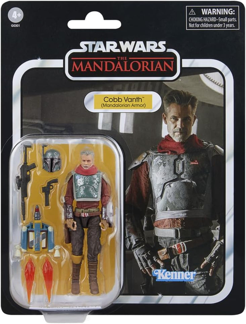 Star Wars Vintage Collection Cobb Vanth (Mandalorian Armor), Deluxe Zu Mandalorian actiefiguur, schaal 9,5 cm Actiefiguren Naty Shop