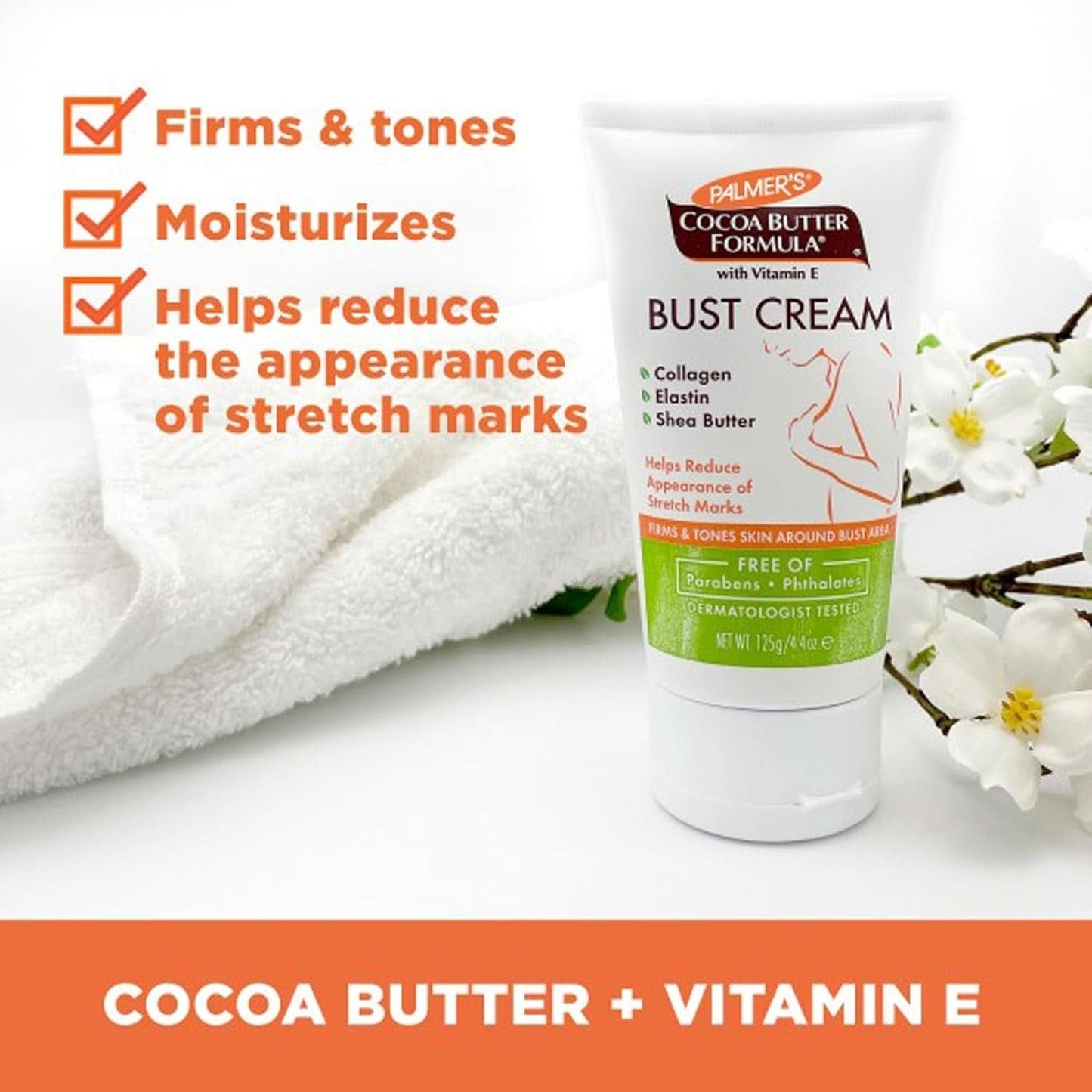 Palmer's Zwangerschap Cacaoboter, de crème voor het herstel van de buste na de geboorte Cosmetica en Schoonheid Naty Shop