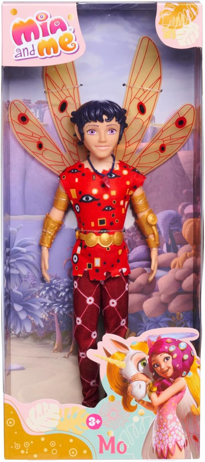 Simba Mia en ik Mo-pop, elf met vleugels en beweegbare benen, 6 accessoires, 24,5 cm, vanaf 3 jaar
