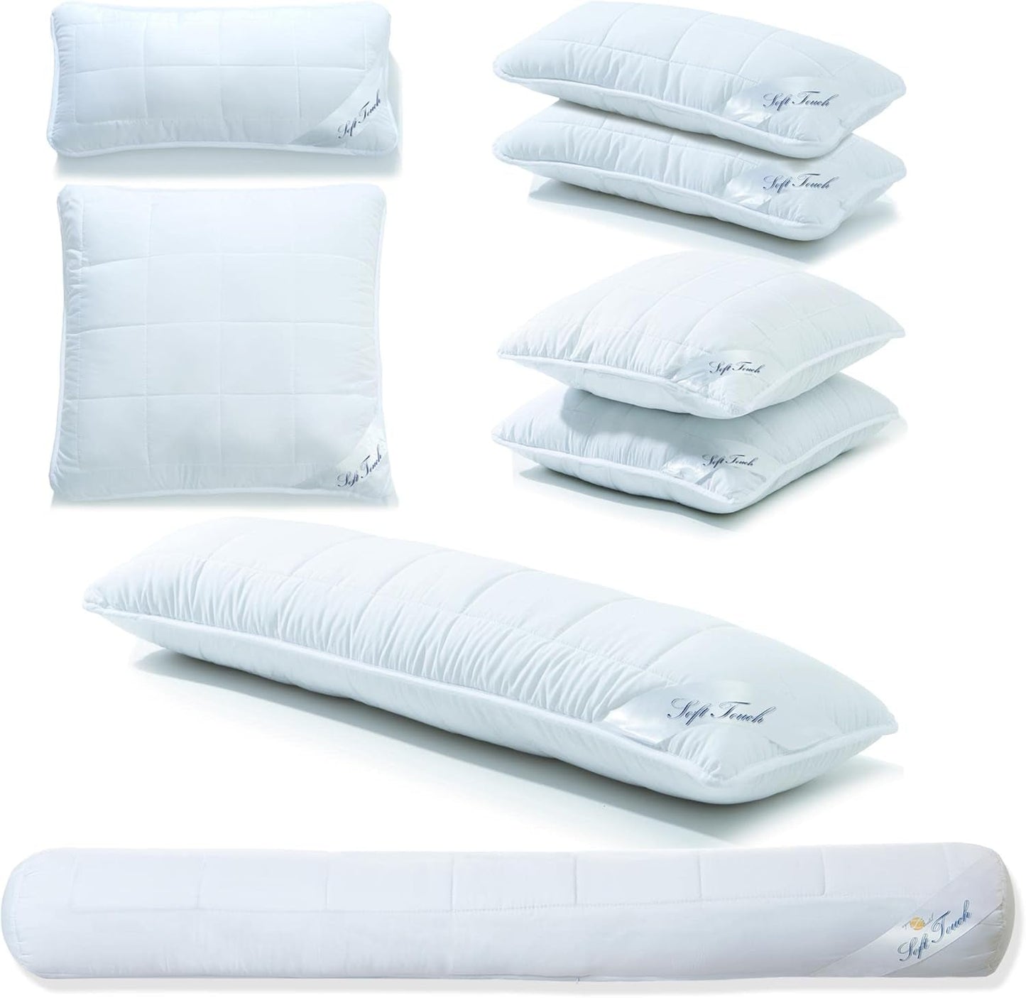 Zijslaapkussen 40 X 145 Cm voedingskussen met ritssluiting 1500G Klimaatbeheersing Oeko-Tex Standaard kussens Naty Shop