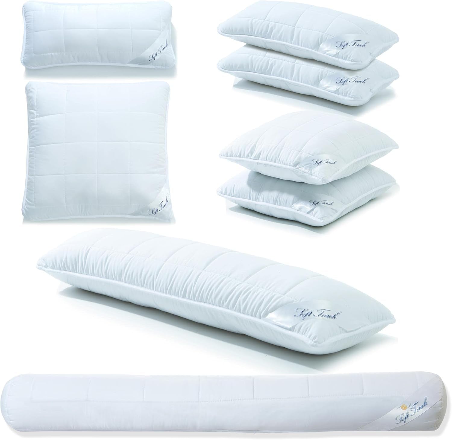 Zijslaapkussen 40 X 145 Cm voedingskussen met ritssluiting 1500G Klimaatbeheersing Oeko-Tex Standaard kussens Naty Shop