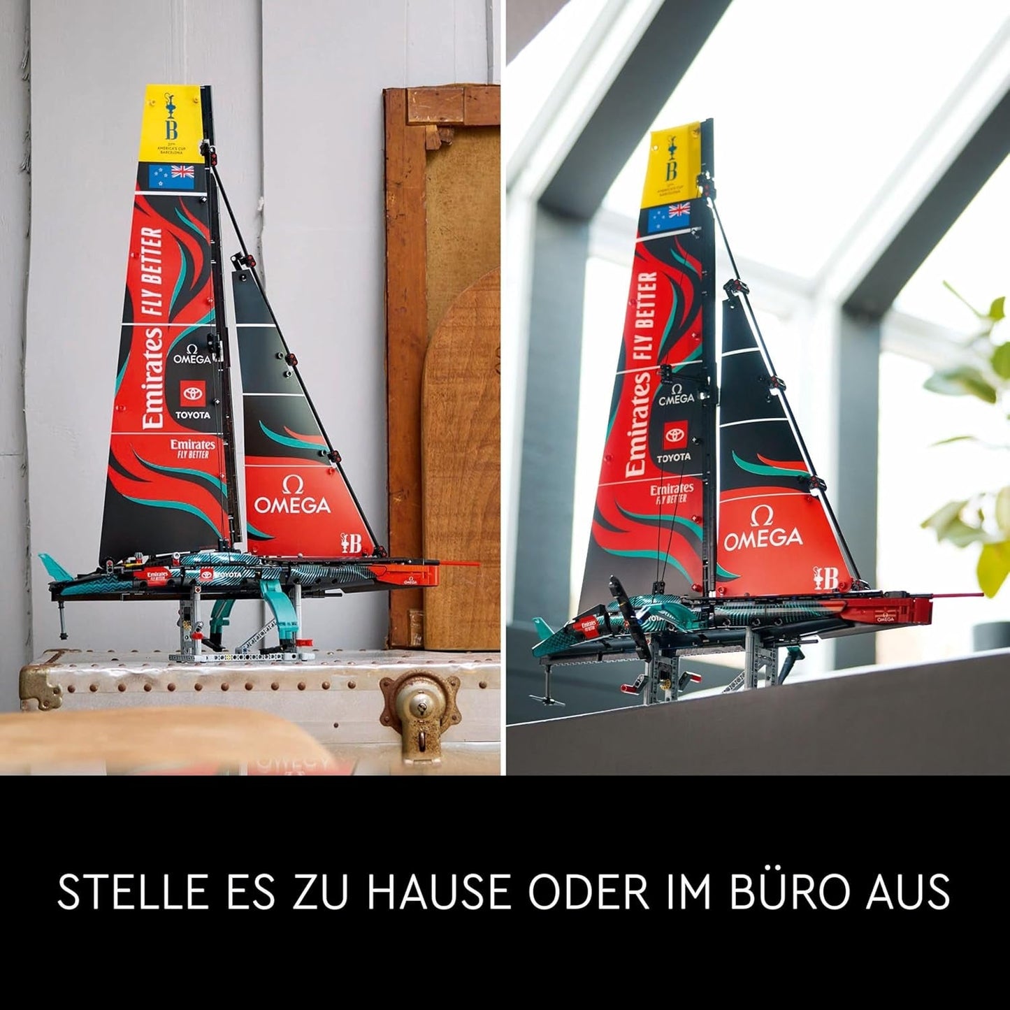 LEGO Technic Emirates Team Nieuw-Zeeland AC75 Racejacht Zeilboot voor volwassenen Bouwpakket Cadeau voor mannen en vrouwen Creatieve en ontspannende activiteit 42174 Bouwsets