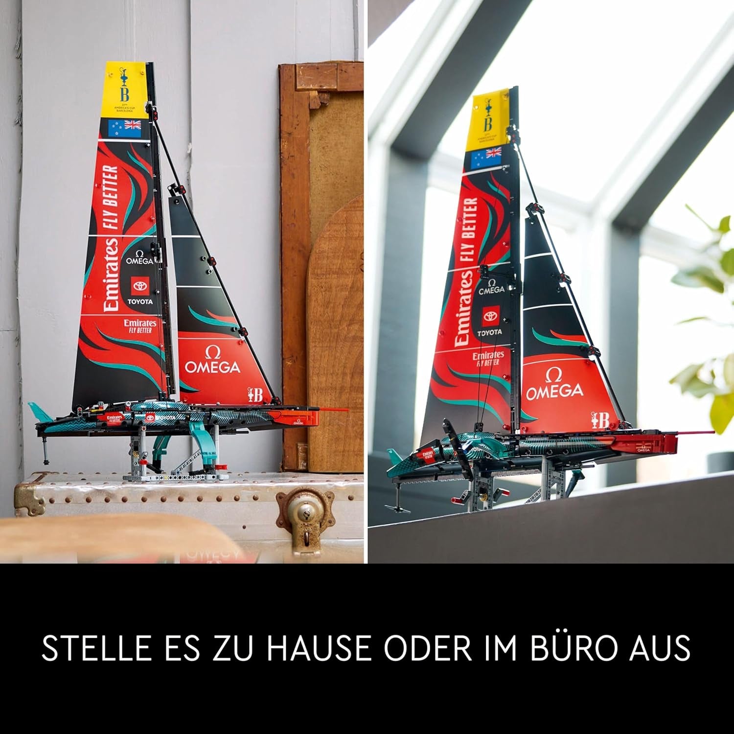 LEGO Technic Emirates Team Nieuw-Zeeland AC75 Racejacht Zeilboot voor volwassenen Bouwpakket Cadeau voor mannen en vrouwen Creatieve en ontspannende activiteit 42174 Bouwsets